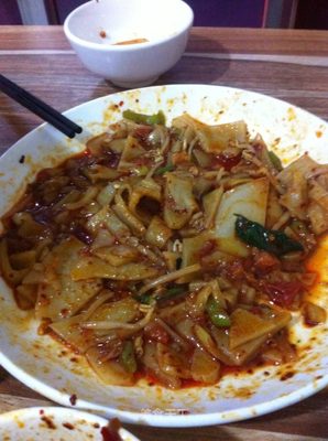 炒涼皮超級好吃